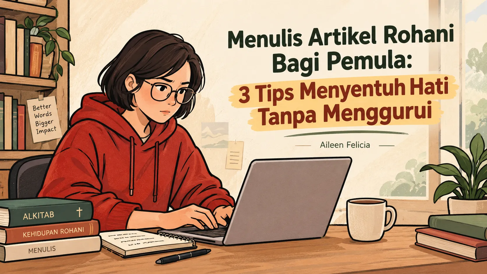 Menulis Artikel Rohani bagi Pemula: 3 Tips Menyentuh Hati Tanpa Menggurui
